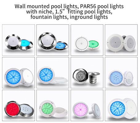 多色刷り35W PAR56のプール ライト、IP68はプールのためのライトを防水する